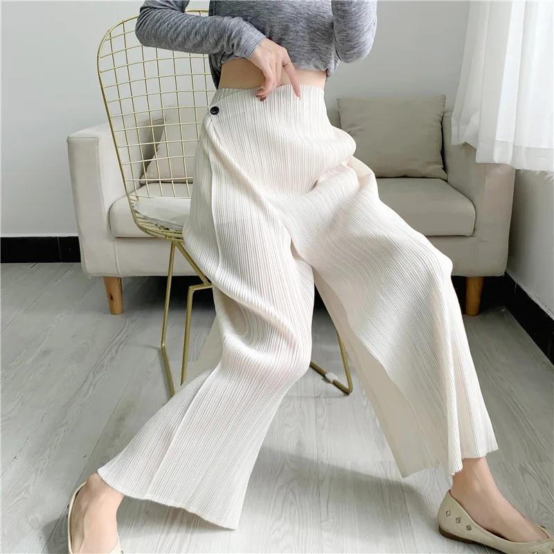 2022 Spring and Summer New Miyake Pleated Straight-Leg Pants Oblique Loose Slimming Casual Pleated Pants For women
2022 Spring and Summer New Miyake Pleated Straight-Leg Pants Oblique Loose Slimming Casual Pleated Pants For women