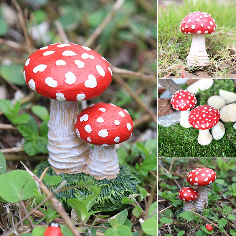 Colorful Mushroom Ornament Painted Resin Crafts Outdoor Landscape Decor Resin Mushroom Ornament Gardening Decoration Accessories
Colorful Mushroom Ornament Painted Resin Crafts Outdoor Landscape Decor Resin Mushroom Ornament Gardening Decoration Accessories