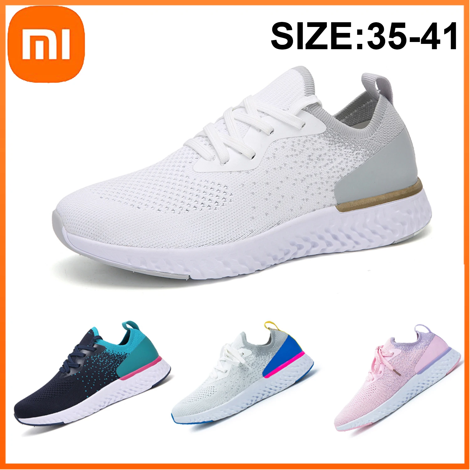 Кроссовки Xiaomi Mijia женские сетчатые, легкие дышащие, на шнуровке, плоская подошва, прогулочная обувь, размеры 36-41
Кроссовки Xiaomi Mijia женские сетчатые, легкие дышащие, на шнуровке, плоская подошва, прогулочная обувь, размеры 36-41