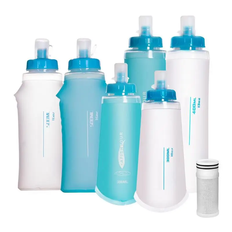 300ml/400ml/500ml TPU Collapsible Water Bottle Outdoor Portable Filter Water Bottle For Travel Hiking Running Cycling Fishing
300ml/400ml/500ml TPU Collapsible Water Bottle Outdoor Portable Filter Water Bottle For Travel Hiking Running Cycling Fishing