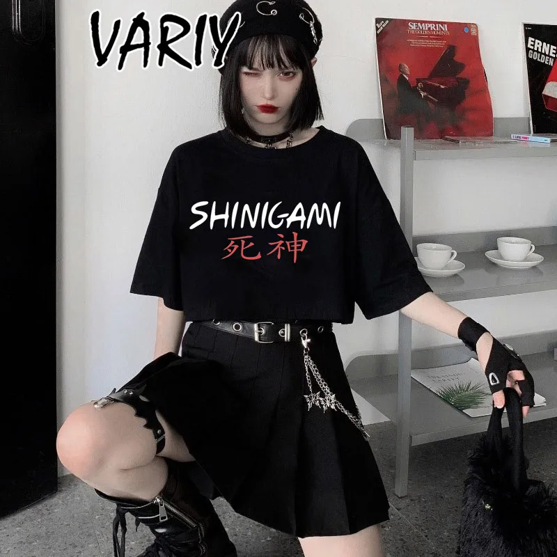 Anime Death Note Tshirts Shinigami Ryuk Clothes Summer Tops Female White T Shirt Gothic Japanese Top Tees Harajuku Kawaii shirt
Anime Death Note Tshirts Shinigami Ryuk Clothes Summer Tops Female White T Shirt Gothic Japanese Top Tees Harajuku Kawaii shirt