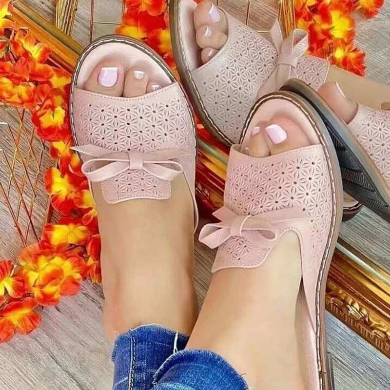 2022 Summer New Women‘s Outer Wear Hollow Bow Sandals Women Slippers Women Retro Breathable Beach Sandals -40
2022 Summer New Women‘s Outer Wear Hollow Bow Sandals Women Slippers Women Retro Breathable Beach Sandals -40
