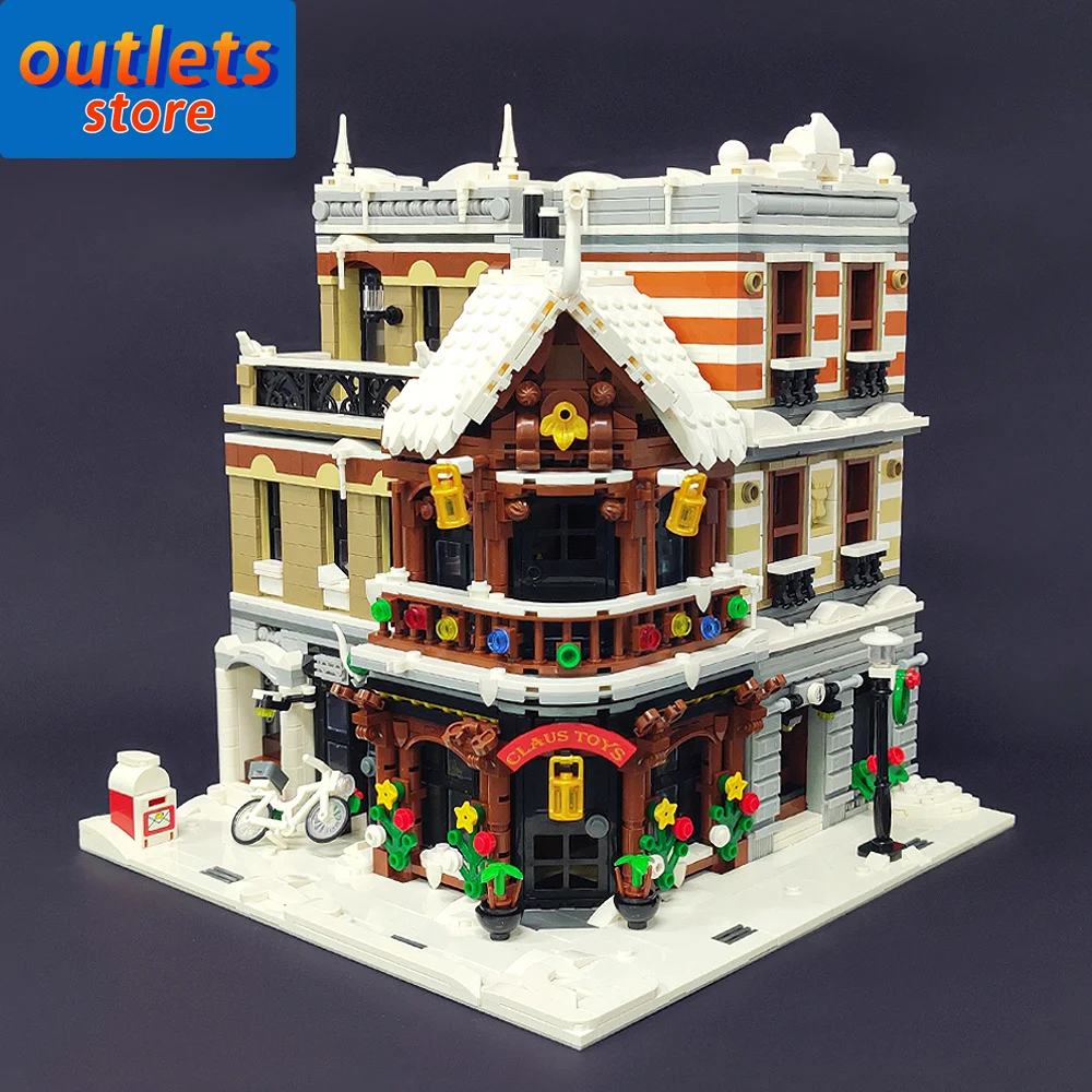 JIESTAR Creative Expert Street View Claus 89143 2955pcs Moc Bricks Modular House Model Building Blocks Boys Toys Assembly Square
JIESTAR Creative Expert Street View Claus 89143 2955pcs Moc Bricks Modular House Model Building Blocks Boys Toys Assembly Square