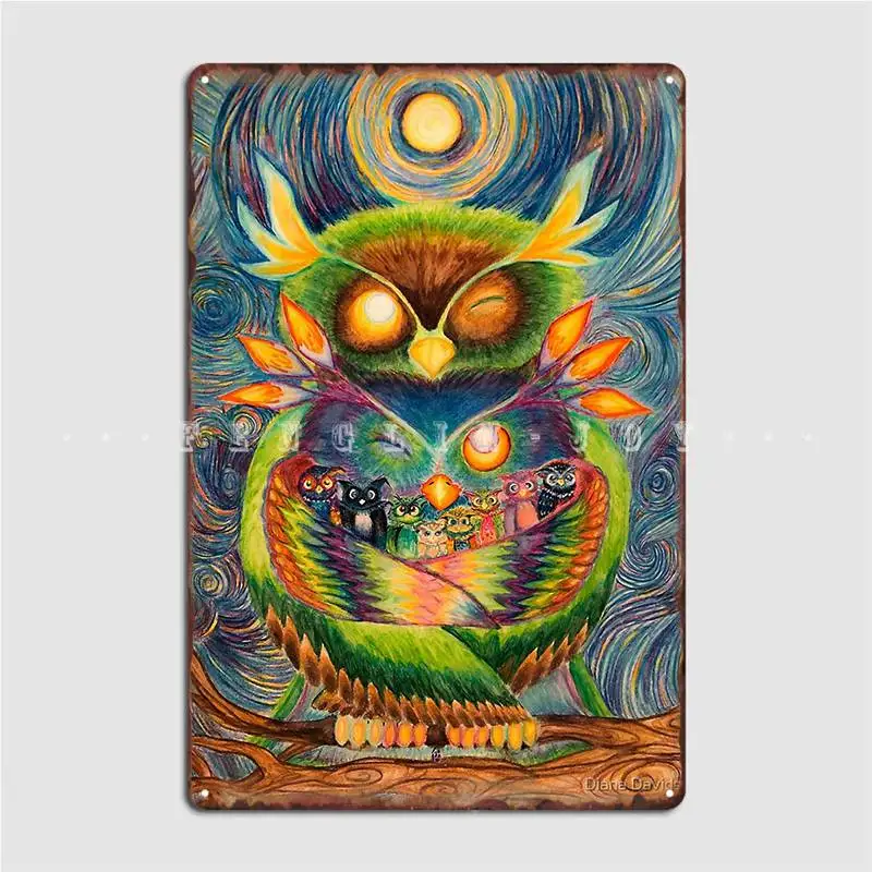 Owl At The Moon Family Poster Metal Plaque Cinema Garage Decoration Cinema Living Room Custom Tin Sign Poster
Owl At The Moon Family Poster Metal Plaque Cinema Garage Decoration Cinema Living Room Custom Tin Sign Poster