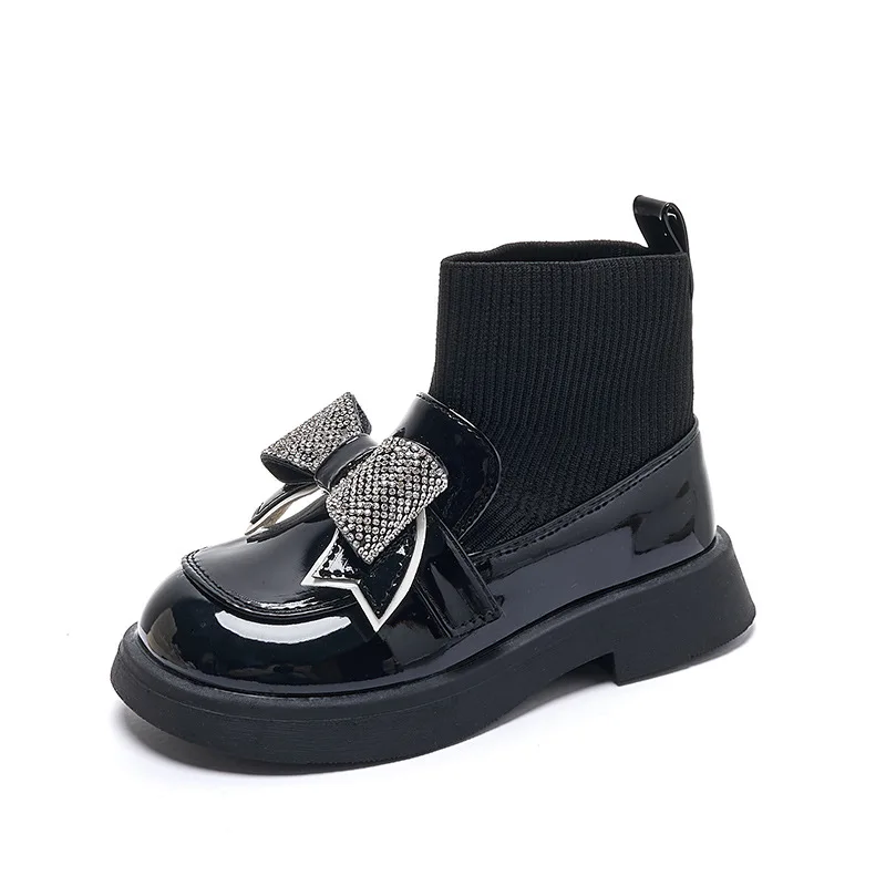 Autumn New Children's Round Head Shallow Mouth Casual Small Leather Shoes Girls' Fashion Wool Mouth Warm Non Slip Socks Boots
Autumn New Children's Round Head Shallow Mouth Casual Small Leather Shoes Girls' Fashion Wool Mouth Warm Non Slip Socks Boots