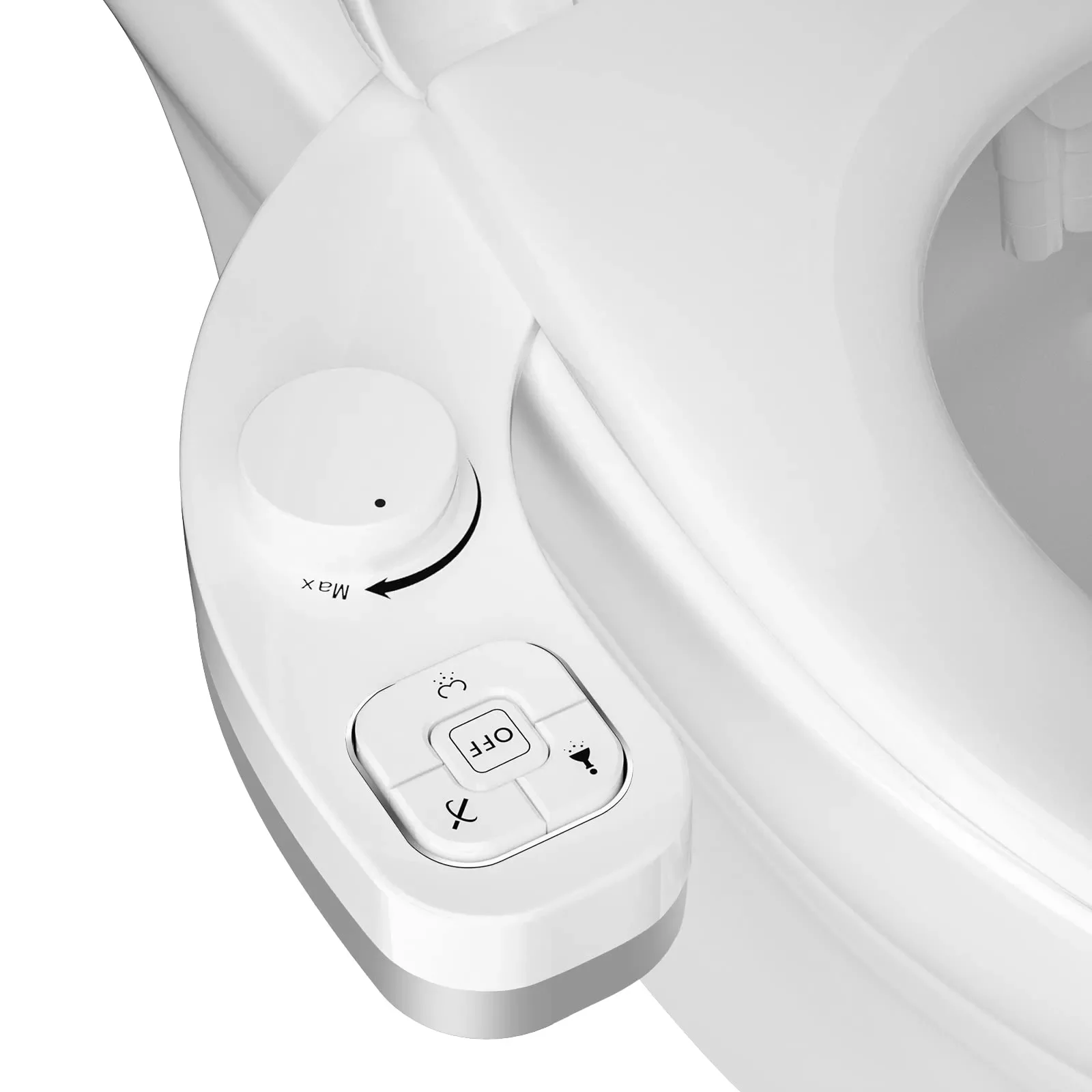 Non-Electric Bidet - Self Cleaning Dual Nozzle (Frontal and Rear Wash) Fresh Water Bidet Toilet Seat Attachment 
Non-Electric Bidet - Self Cleaning Dual Nozzle (Frontal and Rear Wash) Fresh Water Bidet Toilet Seat Attachment