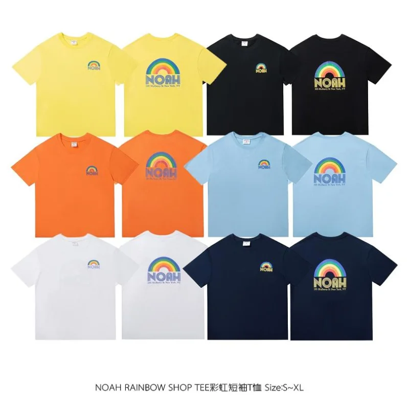 23SS NOAH RAINBOW SHOP TEE NOAH T Shirt Men Women EU Size 100% Cotton NOAH Top Tees Fashion Summer Casual Tee
23SS NOAH RAINBOW SHOP TEE NOAH T Shirt Men Women EU Size 100% Cotton NOAH Top Tees Fashion Summer Casual Tee