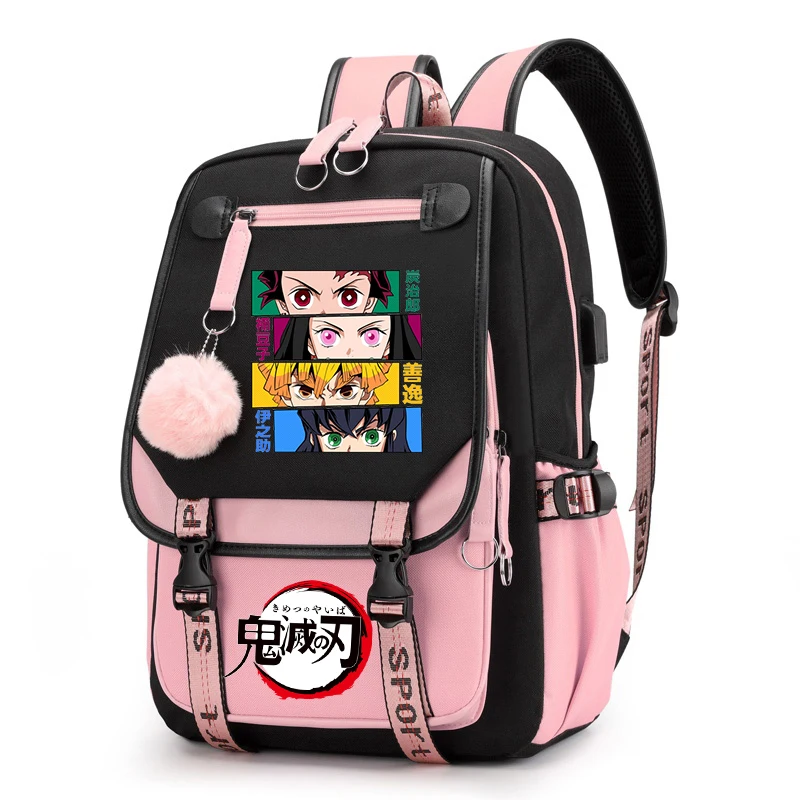 Demon Slayer Tanjiro Nezuko Anime Backpack Teenager Students Bookbag Lady Comics Fashion Backpacks Kimetsu No Yaiba School Bags
Demon Slayer Tanjiro Nezuko Anime Backpack Teenager Students Bookbag Lady Comics Fashion Backpacks Kimetsu No Yaiba School Bags