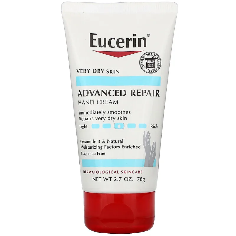 78g Eucerin Immediately Smooth Repair Dry Skin Hand Cream Hydrating Natural Moisturizing Whitening Hand Skin Care Lotions
78g Eucerin Immediately Smooth Repair Dry Skin Hand Cream Hydrating Natural Moisturizing Whitening Hand Skin Care Lotions
