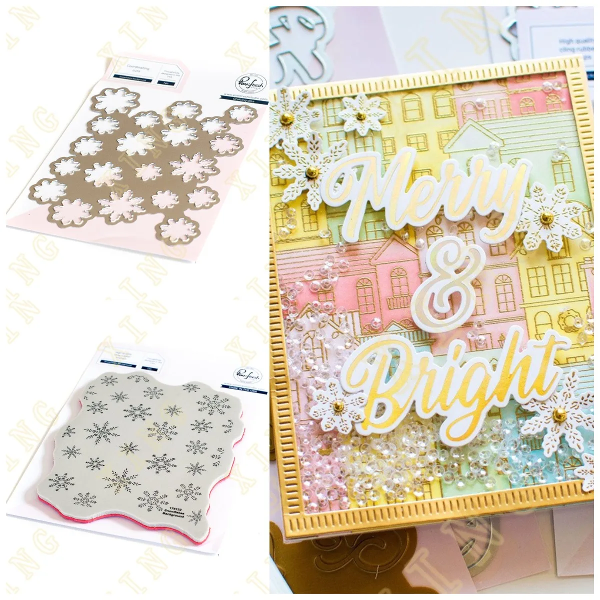 Snowflakes Background Metal Cutting Dies Clear Stamps Scrapbook Diary Secoration Embossing Template Diy Greeting Card Handmade
Snowflakes Background Metal Cutting Dies Clear Stamps Scrapbook Diary Secoration Embossing Template Diy Greeting Card Handmade