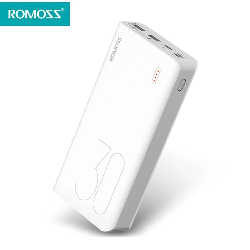 ROMOSS Power Bank 30000mAh 18W Quick Charge PD 3.0 30000mAh Powerbank Portable External Battery Charger For iPhone Xiaomi
ROMOSS Power Bank 30000mAh 18W Quick Charge PD 3.0 30000mAh Powerbank Portable External Battery Charger For iPhone Xiaomi