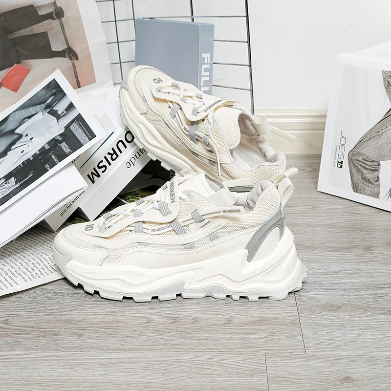 Men's Shoes Korean Style Trendy 2022 Spring and Summer New Platform Dad Shoes Men's Breathable Mesh Sports Casual Shoes
Men's Shoes Korean Style Trendy 2022 Spring and Summer New Platform Dad Shoes Men's Breathable Mesh Sports Casual Shoes