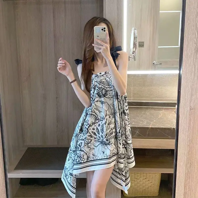 Women Sexy Spaghetti Strap Maxi Floral Dresses Summer Vintage Casual Beach Sleeveless Dress Female Camisole Long Party Dress
Women Sexy Spaghetti Strap Maxi Floral Dresses Summer Vintage Casual Beach Sleeveless Dress Female Camisole Long Party Dress