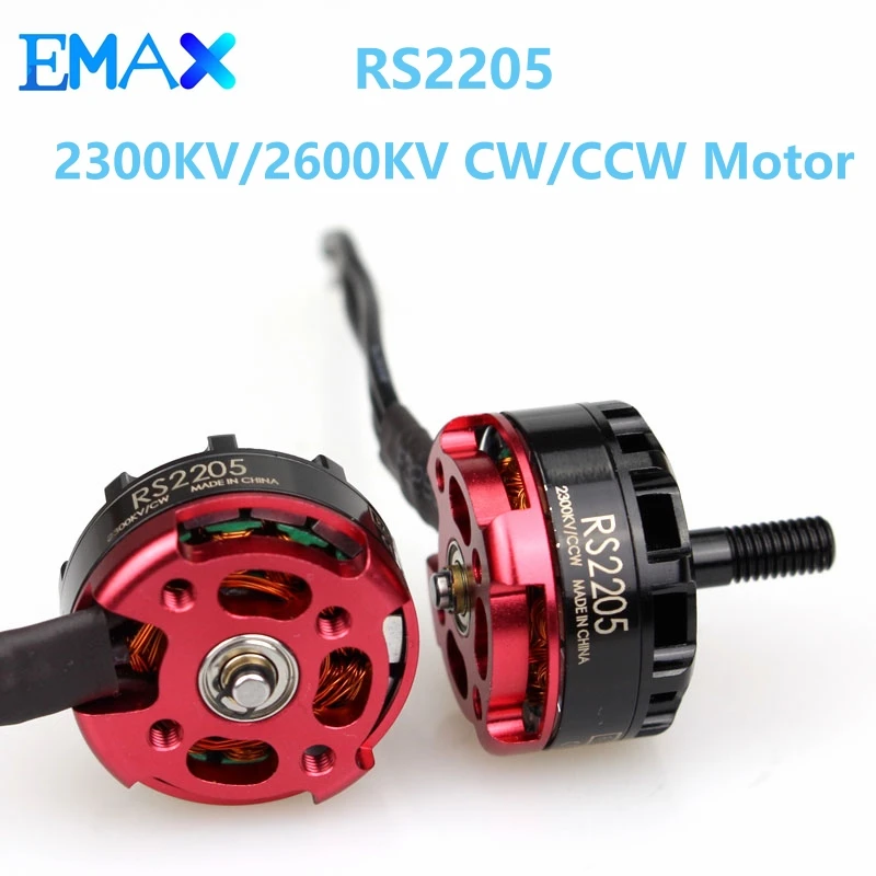 

2PCS Emax RS2205 2300KV 2600KV Racing Edition CW/CCW 3-4S Brushless Motor for RC Helicopter Quadcopter FPV Multicopter Drone