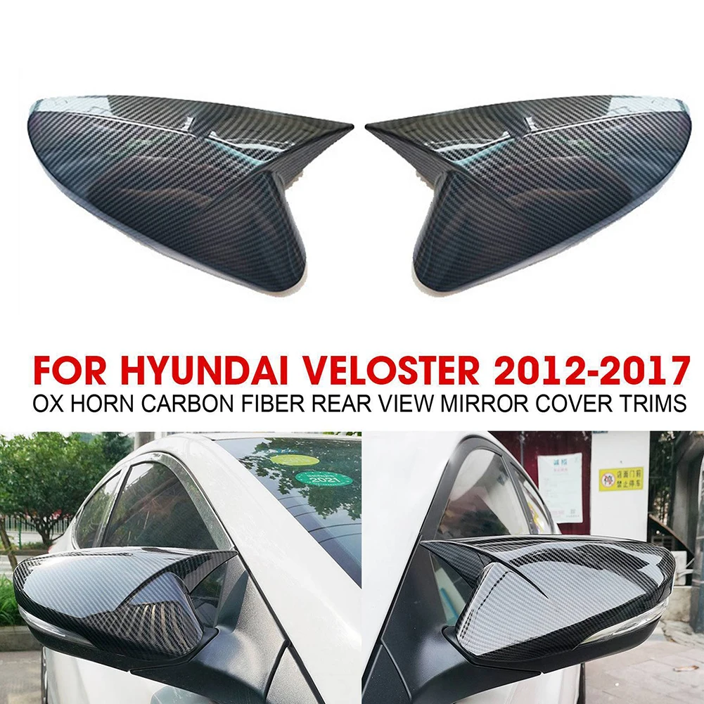 1Pair For Hyundai Veloster 2012-2017 Carbon Fiber OX Rear View Mirror Cover Trim (Left+Right) Customizable Car Mirror & Covers
1Pair For Hyundai Veloster 2012-2017 Carbon Fiber OX Rear View Mirror Cover Trim (Left+Right) Customizable Car Mirror & Covers