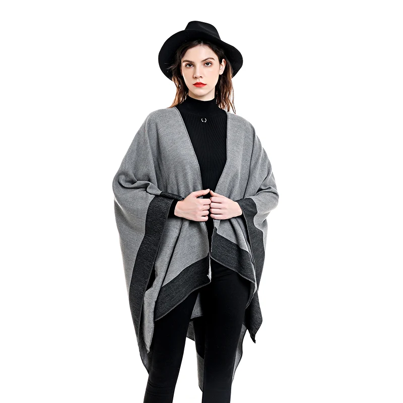 Faux Cashmere Out Streetwear Autumn Winter Big Shawl for Women Long Thick Poncho Shawl Female Big Pendulum Loose Cloak Coat
Faux Cashmere Out Streetwear Autumn Winter Big Shawl for Women Long Thick Poncho Shawl Female Big Pendulum Loose Cloak Coat