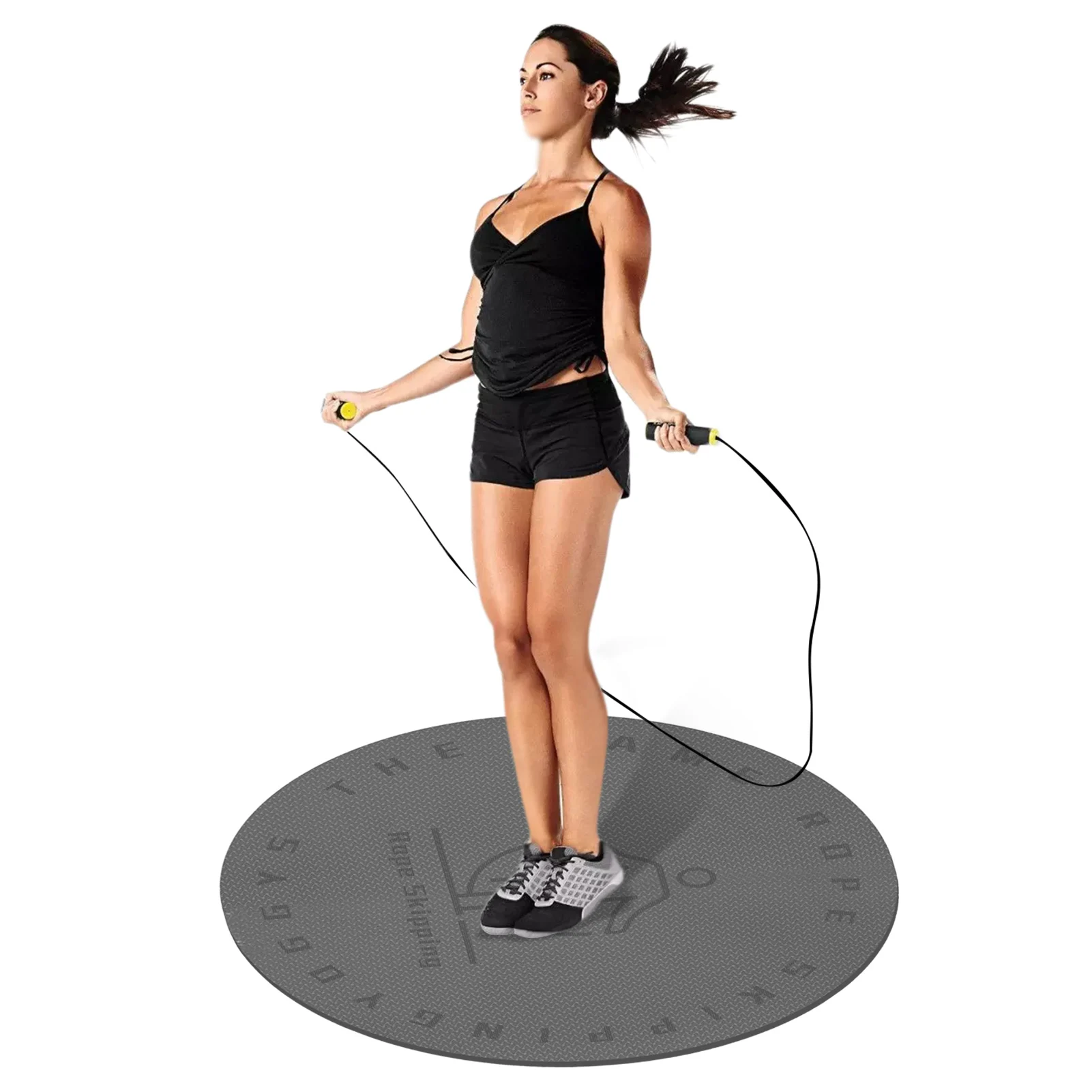 Jump Rope Yoga Mat Buffer Mute Exercise Mat Round Workout Mat Durable Fitness Padded Mat Shock Absorbing Mat For Cross Rope
Jump Rope Yoga Mat Buffer Mute Exercise Mat Round Workout Mat Durable Fitness Padded Mat Shock Absorbing Mat For Cross Rope