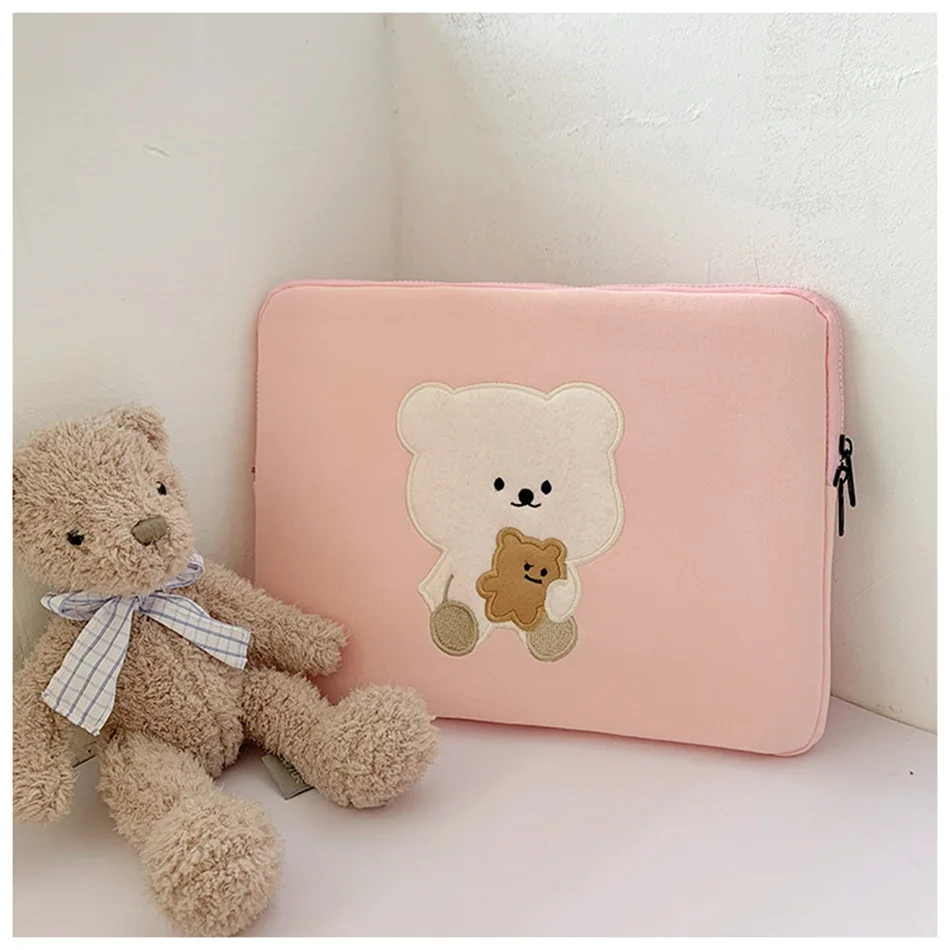 Korean ins Laptop Sleeve Bag for Mac iPad Pro 9.7 10.2 10.5 12.9 universal 11 13 inch Case Cute Bear Cover Cartoon Tablet Pouch
Korean ins Laptop Sleeve Bag for Mac iPad Pro 9.7 10.2 10.5 12.9 universal 11 13 inch Case Cute Bear Cover Cartoon Tablet Pouch