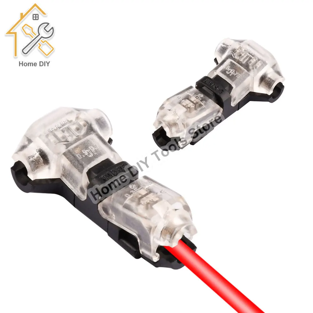5/10Pcs Quick Electrical Cable 1/2 Pin I T Type Quick For Led Strip Car Electric Wire Connector Wire Splice Connectors 20-22AWG
5/10Pcs Quick Electrical Cable 1/2 Pin I T Type Quick For Led Strip Car Electric Wire Connector Wire Splice Connectors 20-22AWG