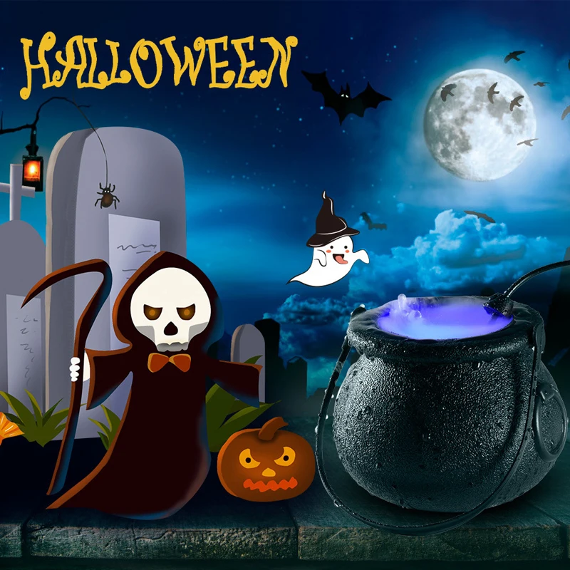Halloween Lights Witch Light Jar Colorful Led Decorative Light Witch Jar Fog Smoking Color Changing Party Atmosphere Light
Halloween Lights Witch Light Jar Colorful Led Decorative Light Witch Jar Fog Smoking Color Changing Party Atmosphere Light