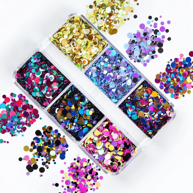 Bubble Round Sequin Molds DIY Epoxy Silicone Resin Mold Circle UV Epoxy Filling Accessories Holographic Glitter For Resin Filler
Bubble Round Sequin Molds DIY Epoxy Silicone Resin Mold Circle UV Epoxy Filling Accessories Holographic Glitter For Resin Filler
