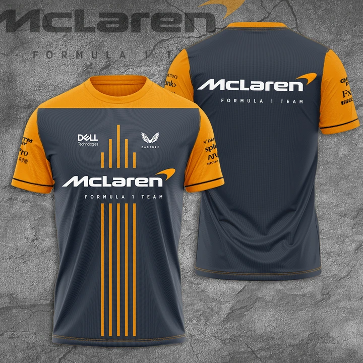 2022 Summer New Arrival F1 McLaren T-Shirt Formula One Team Racing Short-Sleeve Fashion O-Neck T-Shirt Men's Outdoor Sports Top
2022 Summer New Arrival F1 McLaren T-Shirt Formula One Team Racing Short-Sleeve Fashion O-Neck T-Shirt Men's Outdoor Sports Top