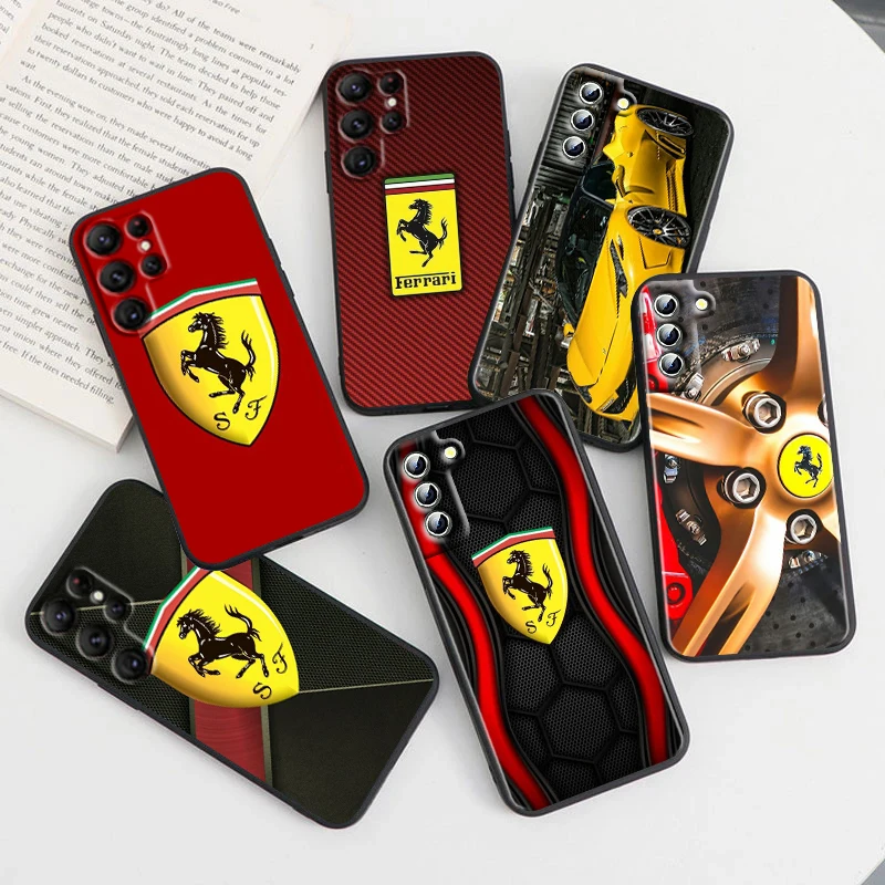 Luxury Car Ferrari Cool For Samsung Galaxy S23 S22 S21 S20 Ultra Plus Pro S10 S9 S8 S7 4G 5G Silicone Soft Black Phone Case
Luxury Car Ferrari Cool For Samsung Galaxy S23 S22 S21 S20 Ultra Plus Pro S10 S9 S8 S7 4G 5G Silicone Soft Black Phone Case