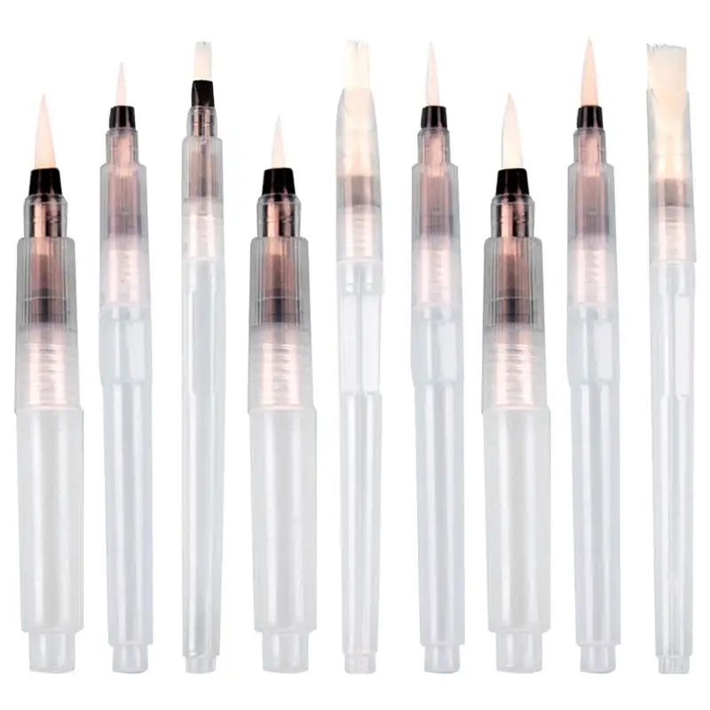 9pcs Watercolor Brush Pens Water Soluble Colored Pens Aqua Coloring Brush Painting Pens (120/155mm Tine Tip 190mm Flat Tip)
9pcs Watercolor Brush Pens Water Soluble Colored Pens Aqua Coloring Brush Painting Pens (120/155mm Tine Tip 190mm Flat Tip)