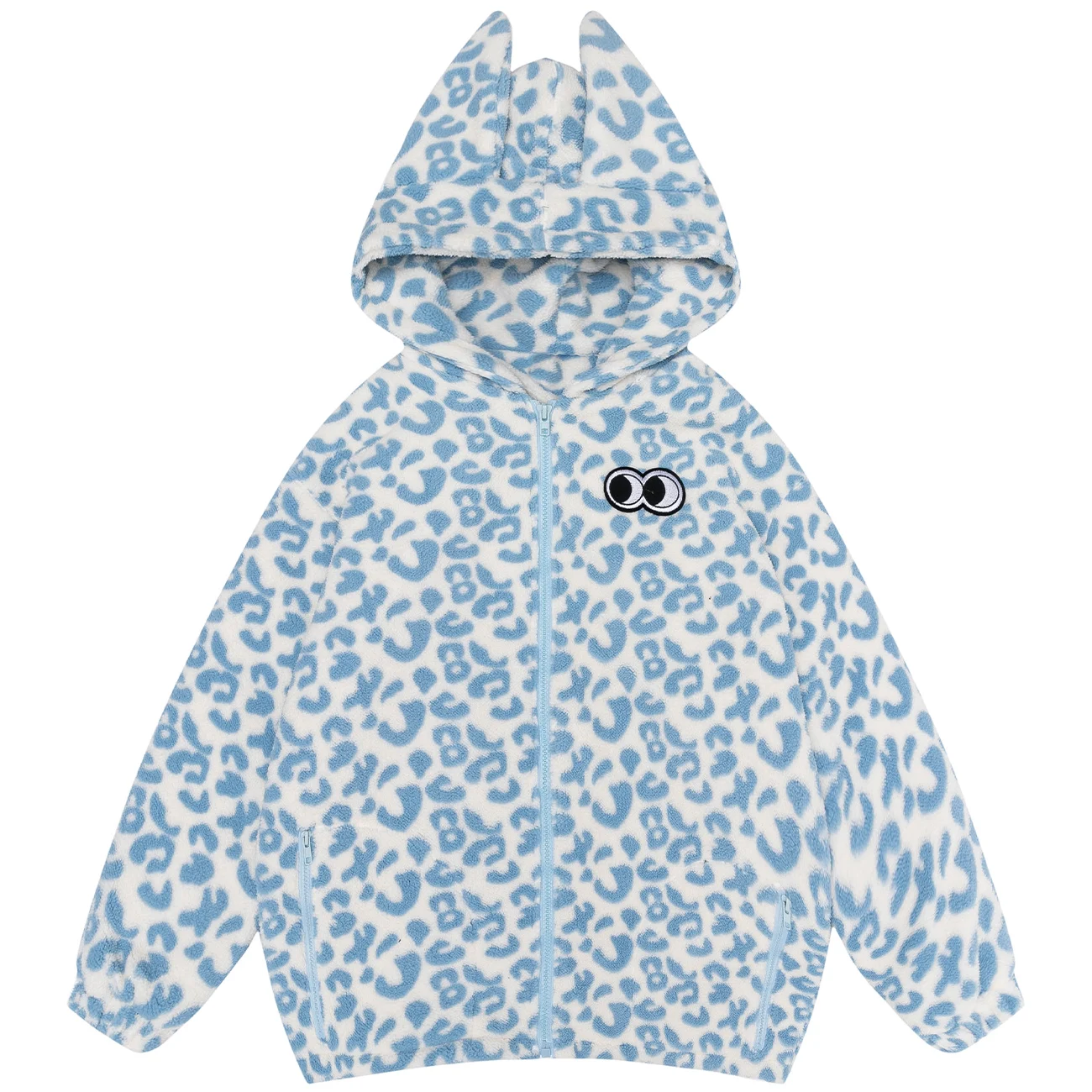 LACIBLE Cow Horns Embroidery Eyes Zipper Hooded Jacket Men Women Casual Streetwear Lambswool Coat Thicken Cotton Loose Outwear
LACIBLE Cow Horns Embroidery Eyes Zipper Hooded Jacket Men Women Casual Streetwear Lambswool Coat Thicken Cotton Loose Outwear