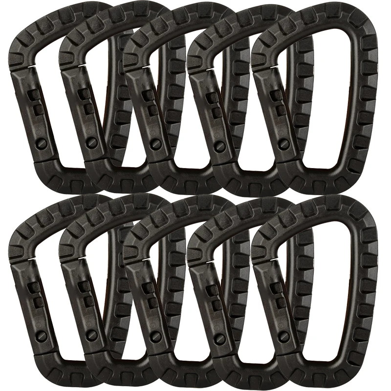 10PCS 8.5cm Carabiner Tactical Backpack Buckle Fast Carabiner Plastic Hook D Shape Mosqueton EDC Gear For Outdoor Camping
10PCS 8.5cm Carabiner Tactical Backpack Buckle Fast Carabiner Plastic Hook D Shape Mosqueton EDC Gear For Outdoor Camping