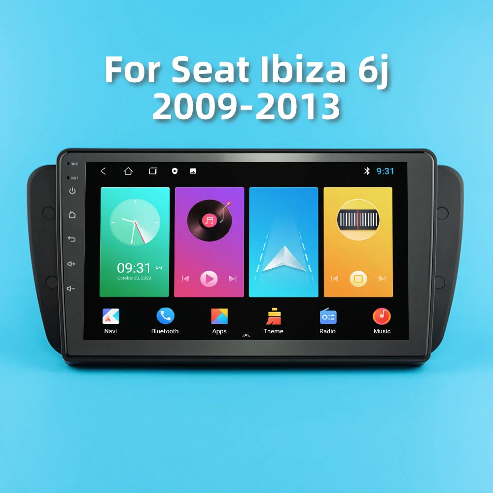 Автомагнитола 2 Din, Android, стерео для Seat Ibiza MK4 6J SportCoupe Ecomotive Cupra 2009-2013, GPS-навигация, мультимедийное радио
Автомагнитола 2 Din, Android, стерео для Seat Ibiza MK4 6J SportCoupe Ecomotive Cupra 2009-2013, GPS-навигация, мультимедийное радио