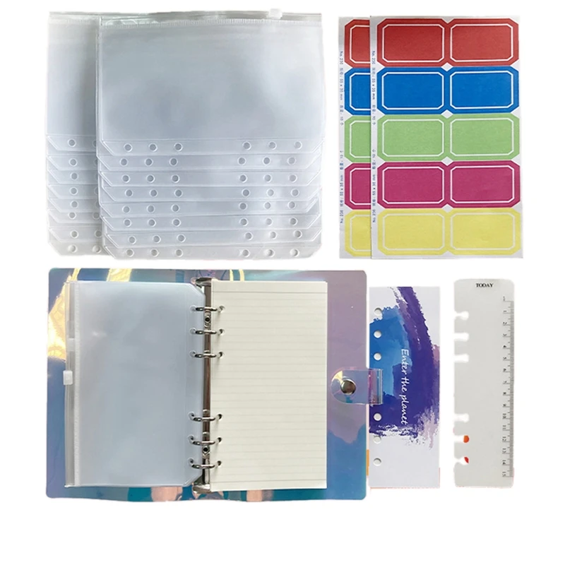 Binder Pockets A6 Zipper Pouch,Envelope Pouch Standard 6 Holes Binder Pouches Waterproof,Snap Button Closure Loose Leaf
Binder Pockets A6 Zipper Pouch,Envelope Pouch Standard 6 Holes Binder Pouches Waterproof,Snap Button Closure Loose Leaf