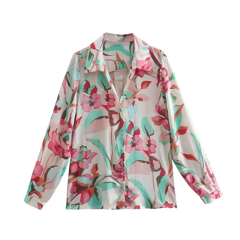 Oversized Floral Shirt Women Spring 2022 New Clothing Full Sleeve Print Blusa Female Loose Top Blouse
Oversized Floral Shirt Women Spring 2022 New Clothing Full Sleeve Print Blusa Female Loose Top Blouse