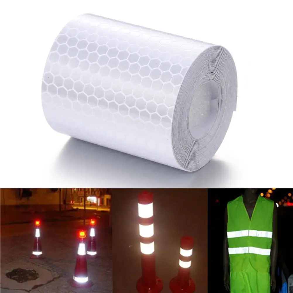 5cmx1m Reflective Warning Strip Car Motorcycle Safety Caution Tape Self Adhesive Sticker PVC Auto Styling Auto Exterior Part
5cmx1m Reflective Warning Strip Car Motorcycle Safety Caution Tape Self Adhesive Sticker PVC Auto Styling Auto Exterior Part