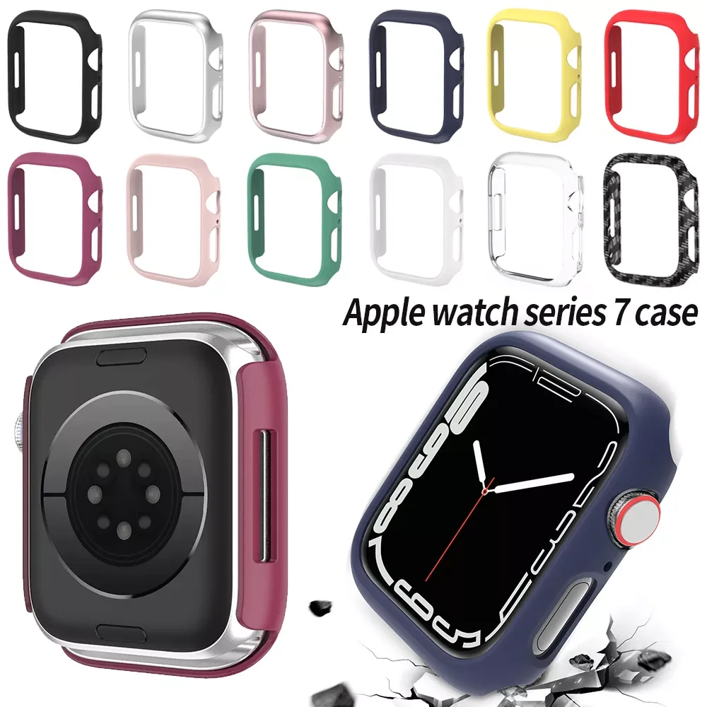Case for Apple Watch Series 7 41mm 45mm 3 2 1 42mm 38mm Bumper Case PC Protective Cover Frame for iWatch Se 6 5 4 44mm 40mm
Case for Apple Watch Series 7 41mm 45mm 3 2 1 42mm 38mm Bumper Case PC Protective Cover Frame for iWatch Se 6 5 4 44mm 40mm