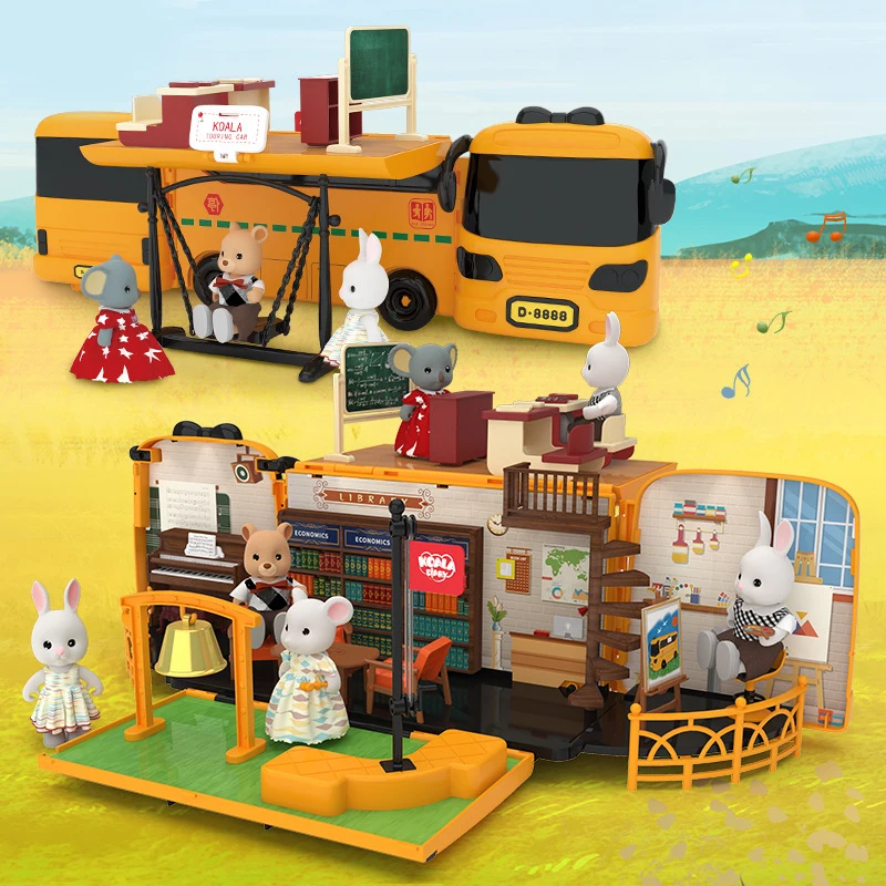 Dollhouse Furniture Forest Animals Bunny Squirrel Koala Family Kitchen Bus Bakery Jewelry Shop School Cruise Children Gifts
Dollhouse Furniture Forest Animals Bunny Squirrel Koala Family Kitchen Bus Bakery Jewelry Shop School Cruise Children Gifts