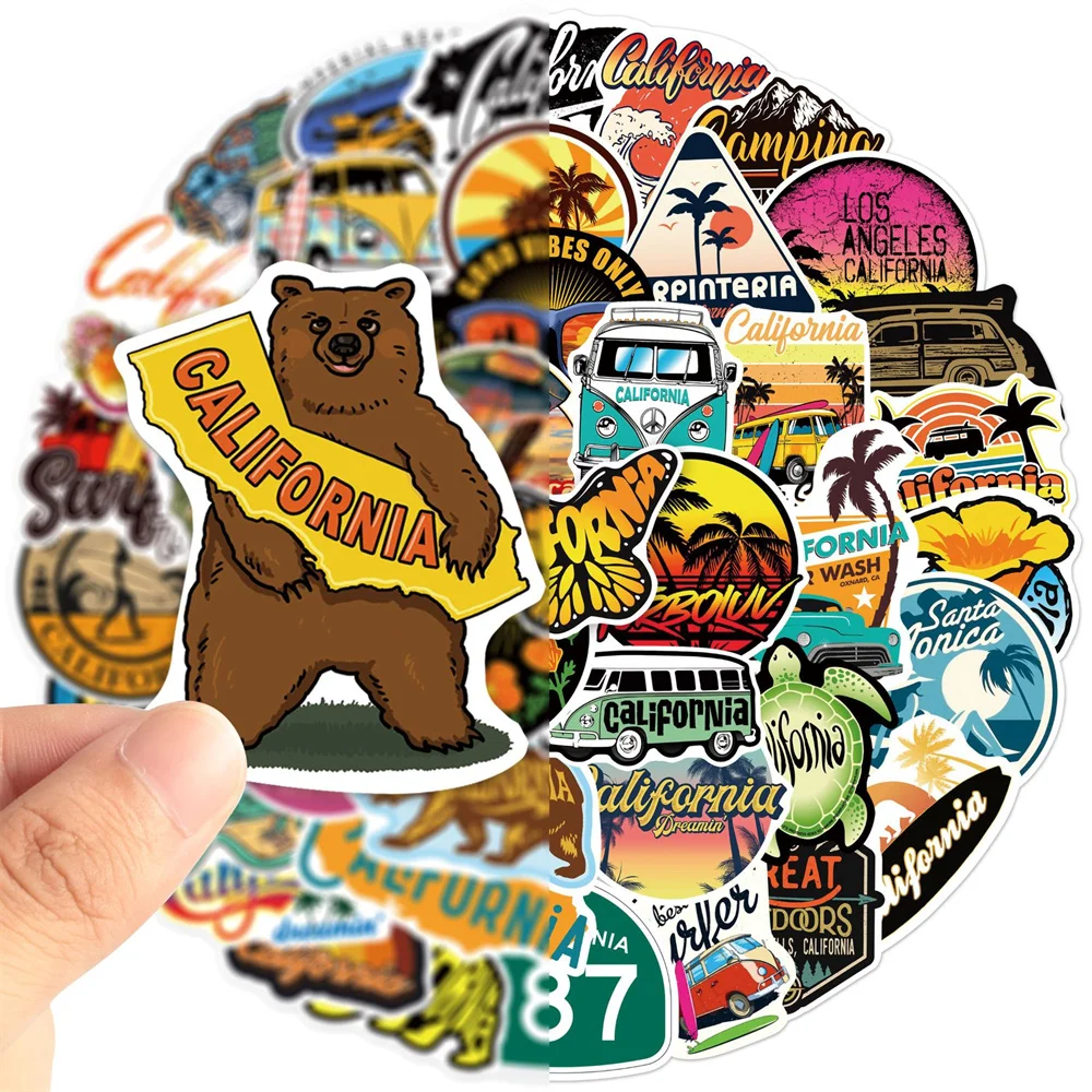 10/30/50pcs California Travel Animal Personality Pattern Graffiti Sticker Luggage Laptop Ipad Gift Skateboard Sticker Wholesale
10/30/50pcs California Travel Animal Personality Pattern Graffiti Sticker Luggage Laptop Ipad Gift Skateboard Sticker Wholesale