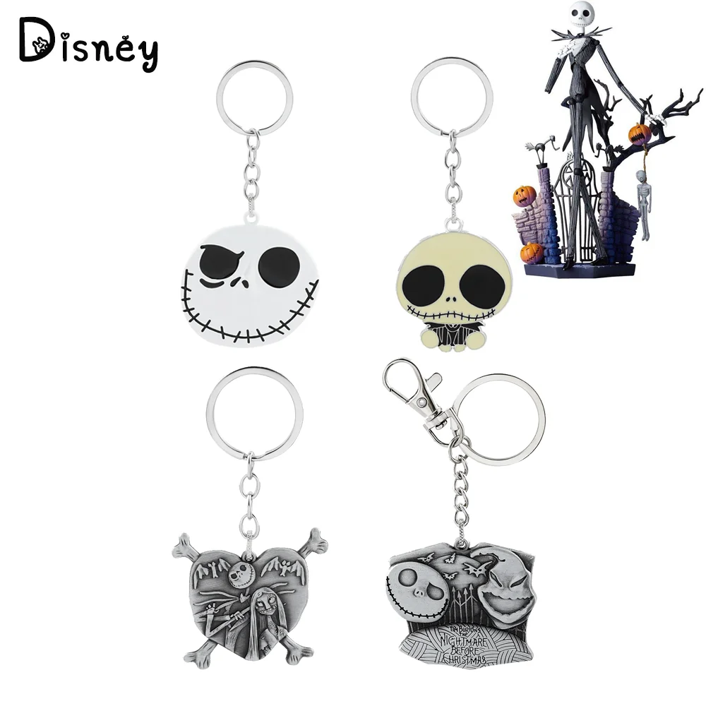Disney The Nightmare Before Christmas Keychain Cosplay Sally Jack Skellington Metal Pendant Keyring Fashion Jewelry Accessories
Disney The Nightmare Before Christmas Keychain Cosplay Sally Jack Skellington Metal Pendant Keyring Fashion Jewelry Accessories