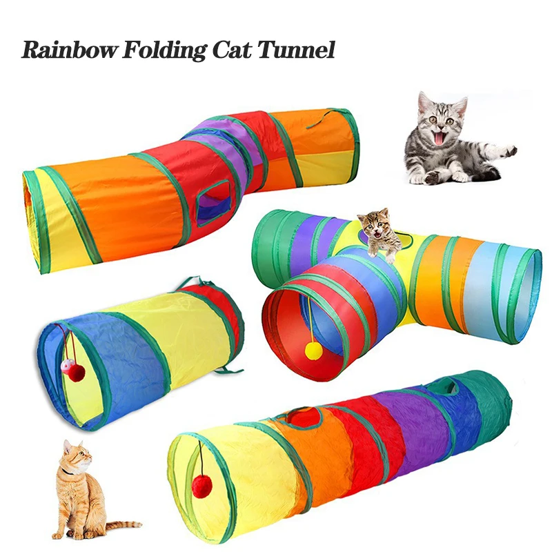 Cat Toy Indoor Outdoor 2/3/4 Way Cat Tunnel Tube Foldable Funny Cat Tunnel Toys Pet Hiding Toy For Kiiten Puppy Rabbit Hamster
Cat Toy Indoor Outdoor 2/3/4 Way Cat Tunnel Tube Foldable Funny Cat Tunnel Toys Pet Hiding Toy For Kiiten Puppy Rabbit Hamster