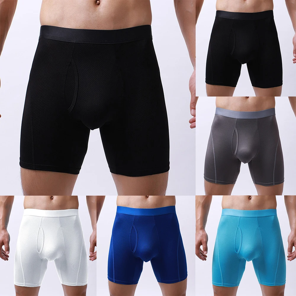 Men Long Legs Breathable Pouch Shorts Trunks Boxer Briefs Underwear Underpants Mens Underwear Boxer Shorts Wholesale
Men Long Legs Breathable Pouch Shorts Trunks Boxer Briefs Underwear Underpants Mens Underwear Boxer Shorts Wholesale