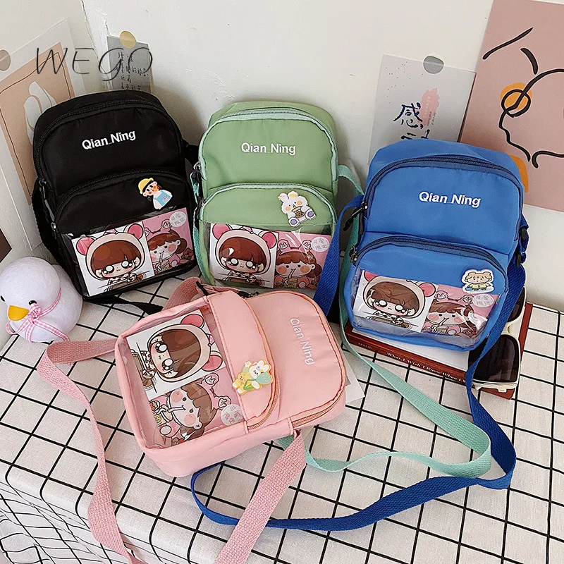 Summer New Shoulder Bag Women's Nylon Water-repellent Solid Color Simple Sweet and Cute Student Transparent Messenger Bag
Summer New Shoulder Bag Women's Nylon Water-repellent Solid Color Simple Sweet and Cute Student Transparent Messenger Bag