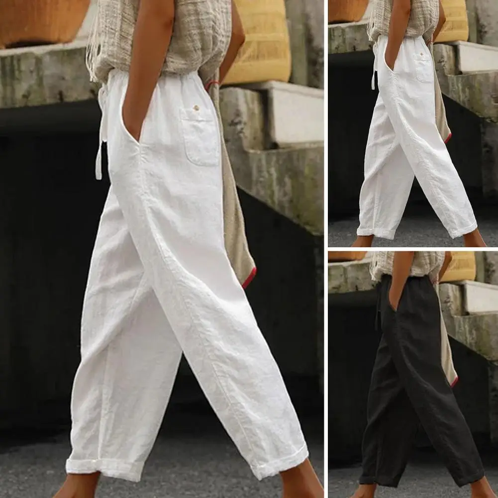 Harajuku Vintage Plain Cotton Linen Pants Women Sexy Lace Design Trousers New Spring Summer Pocket Tie-up Sweatpants
Harajuku Vintage Plain Cotton Linen Pants Women Sexy Lace Design Trousers New Spring Summer Pocket Tie-up Sweatpants