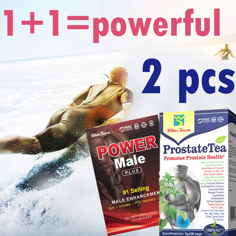 1pc Prostate Healthy Herbal Tea Promotes Healthy and 1 Box of Power Male Plus Male Enhancement Size Health Food Male Man's Tea
1pc Prostate Healthy Herbal Tea Promotes Healthy and 1 Box of Power Male Plus Male Enhancement Size Health Food Male Man's Tea