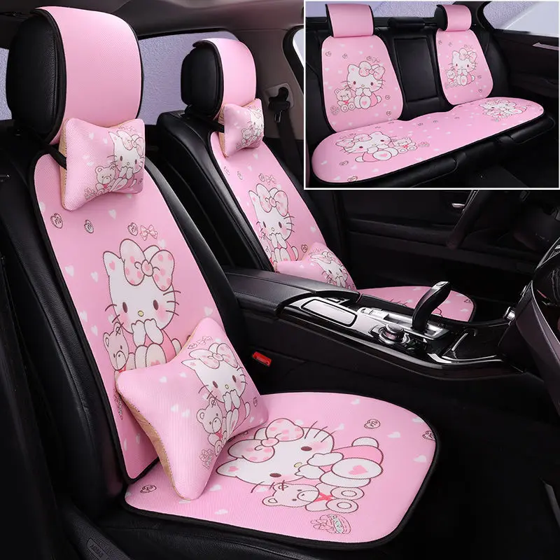 TAKARA TOMY Summer New Hello Kitty Car Seat Cushion Set Full Car Five-seat Car Cute Cartoon Breathable Non-slip Cool Mat
TAKARA TOMY Summer New Hello Kitty Car Seat Cushion Set Full Car Five-seat Car Cute Cartoon Breathable Non-slip Cool Mat