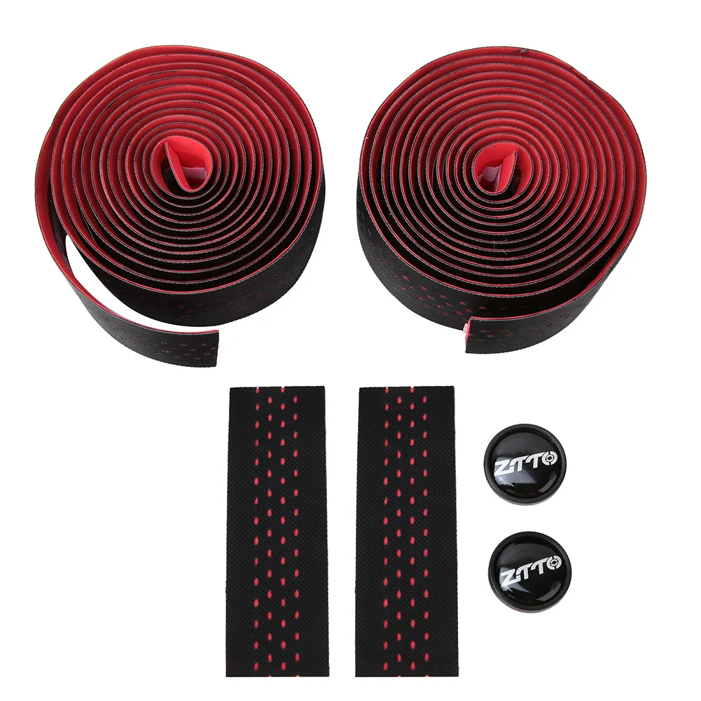 Anti-skid PU Road Bike Handlebar Tapes Soft Breathable Mountain Bicycle Handle Bar Wrap(Red) Handlebar Tapes Handlebar Tapes
Anti-skid PU Road Bike Handlebar Tapes Soft Breathable Mountain Bicycle Handle Bar Wrap(Red) Handlebar Tapes Handlebar Tapes