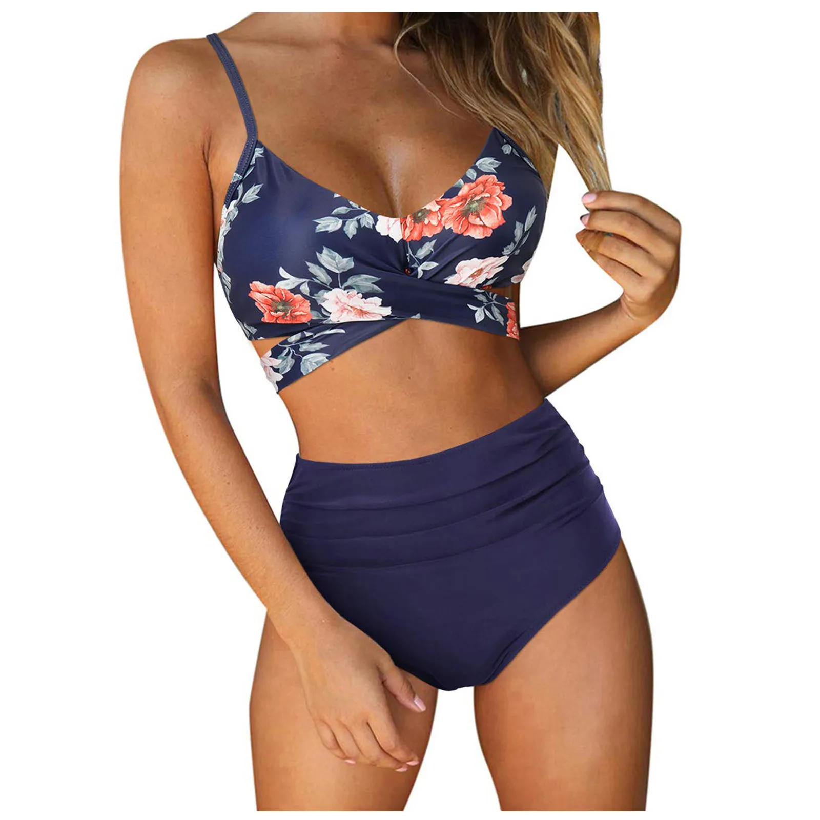 Female Solid Swimsuit Push Up 2022 Women Swimwear and Swimming Trunks Woman Bikini Hight Waist Fashion Beach 2-Pieces Bikinis 
Female Solid Swimsuit Push Up 2022 Women Swimwear and Swimming Trunks Woman Bikini Hight Waist Fashion Beach 2-Pieces Bikinis