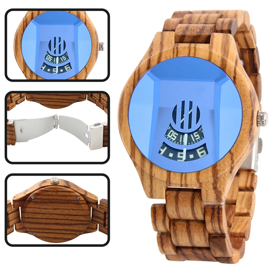 Vintage Wooden Watch Men's Fashion Locomotive Engine Turntable Dial Watches Adjustable Band Clock Male Quartz Wristwatch for Men 
Vintage Wooden Watch Men's Fashion Locomotive Engine Turntable Dial Watches Adjustable Band Clock Male Quartz Wristwatch for Men