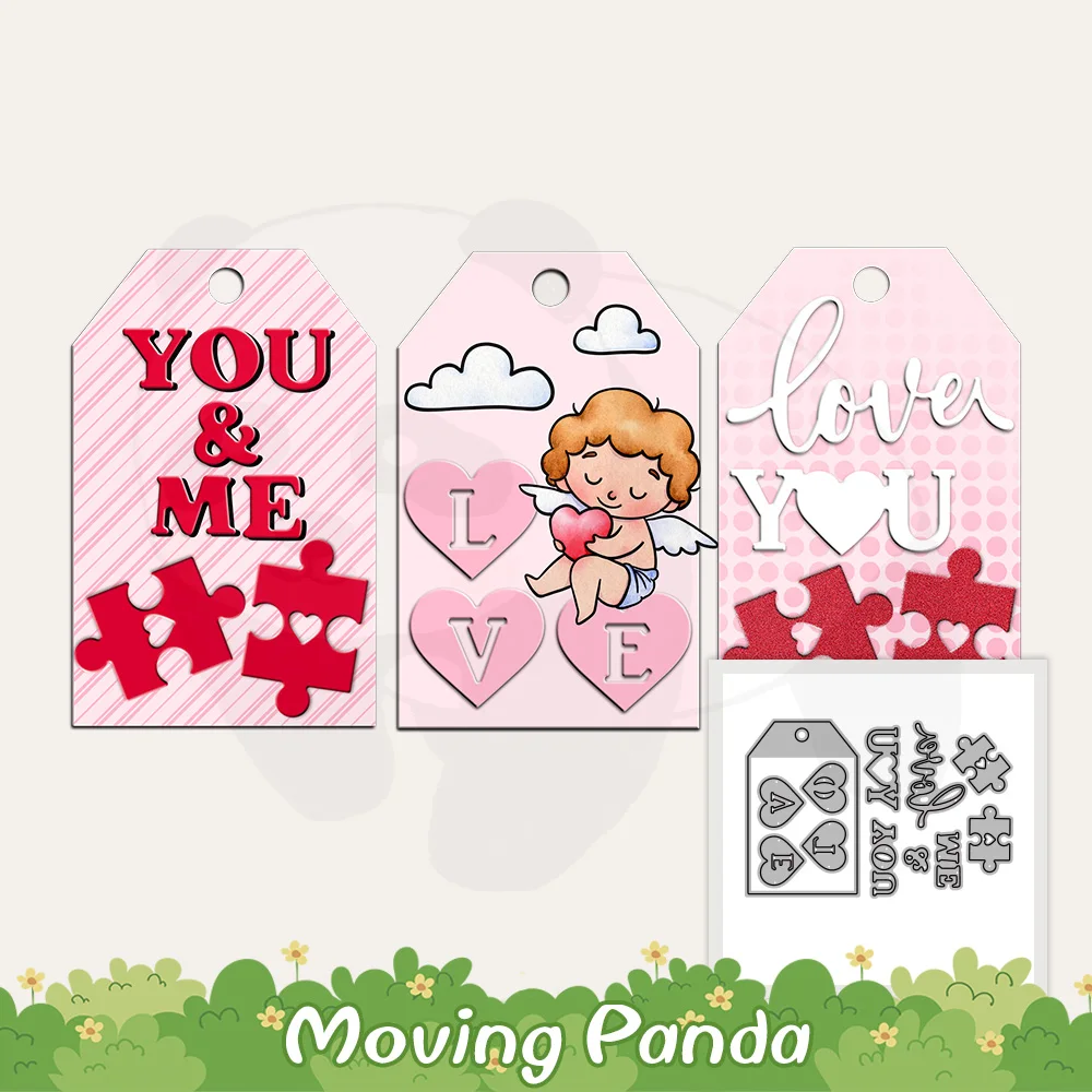 Love You Cupid And Hearts You & Me Metal Cutting Dies For DIY Valentine's Day Gifts Embossed Scrapbooking Cut Dies Cards Decor
Love You Cupid And Hearts You & Me Metal Cutting Dies For DIY Valentine's Day Gifts Embossed Scrapbooking Cut Dies Cards Decor