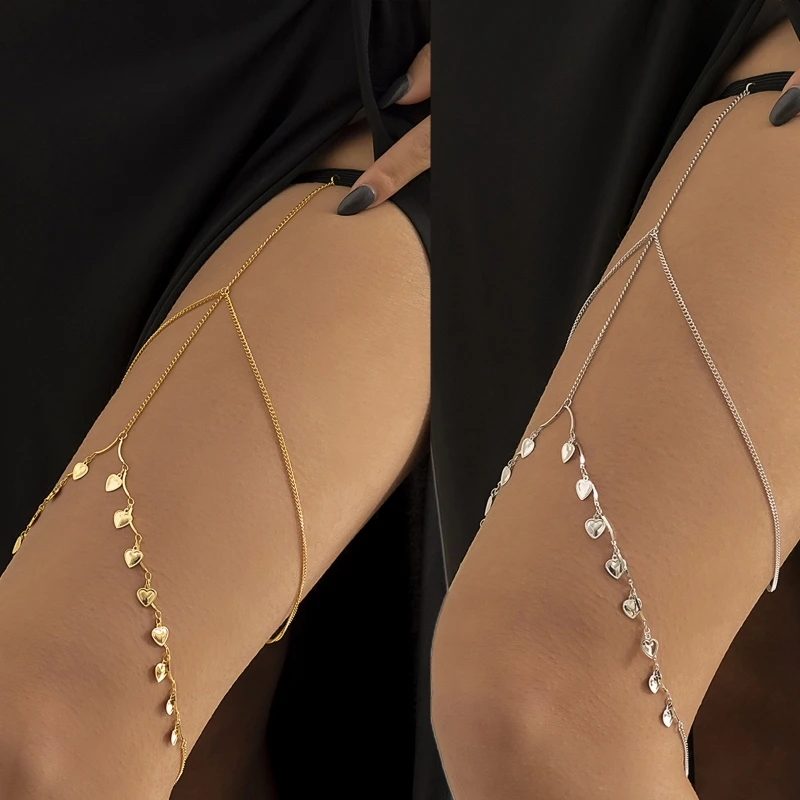 Q39C Women Cute Dangle Double Layer Tassel Chain Ladies Goth Rock Nightclub Leg Chain 
Q39C Women Cute Dangle Double Layer Tassel Chain Ladies Goth Rock Nightclub Leg Chain