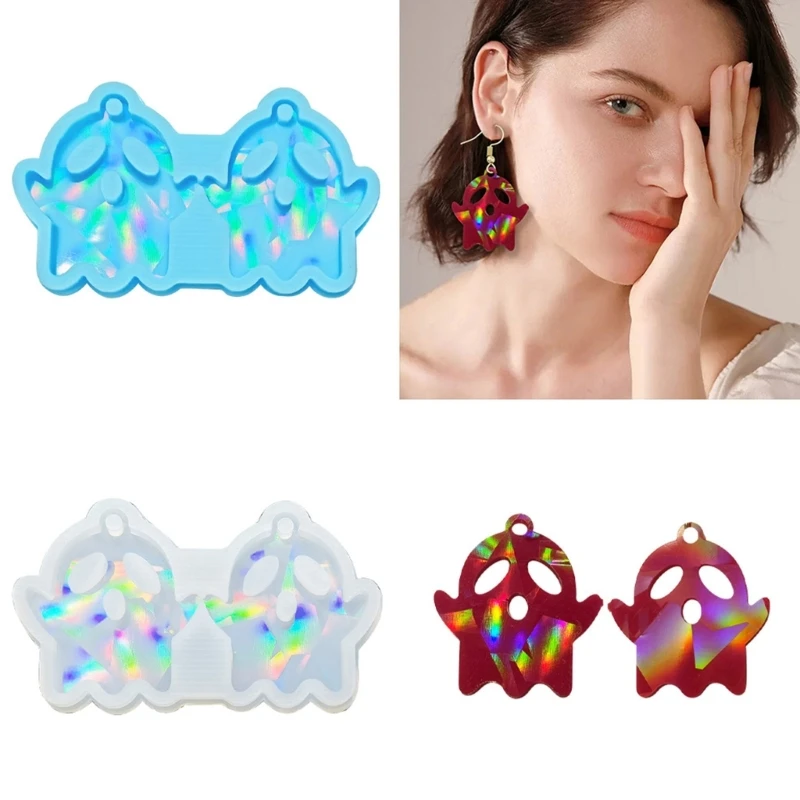 Cute Spectre Holographic Light Shadow Earrings Силиконовая форма для подарка на день Святого Валентина
Cute Spectre Holographic Light Shadow Earrings Силиконовая форма для подарка на день Святого Валентина